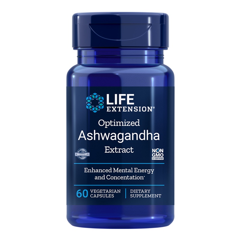 Optimised Ashwagandha Extract (60 capsule), LifeExtension